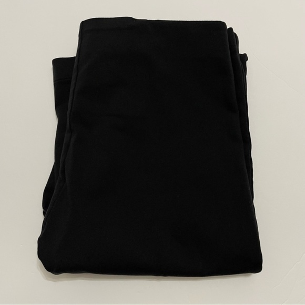 Athleta Greenwich‎ Slit Hem Flare Leg Pull On Pants in Black Size XS